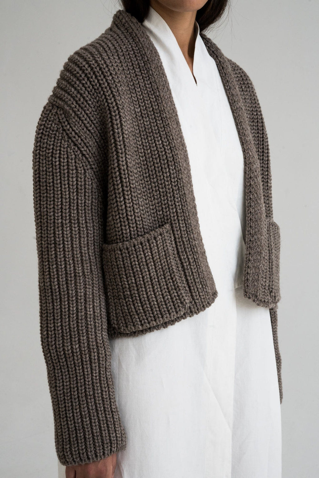 Knitted Wool Cardigan Cub