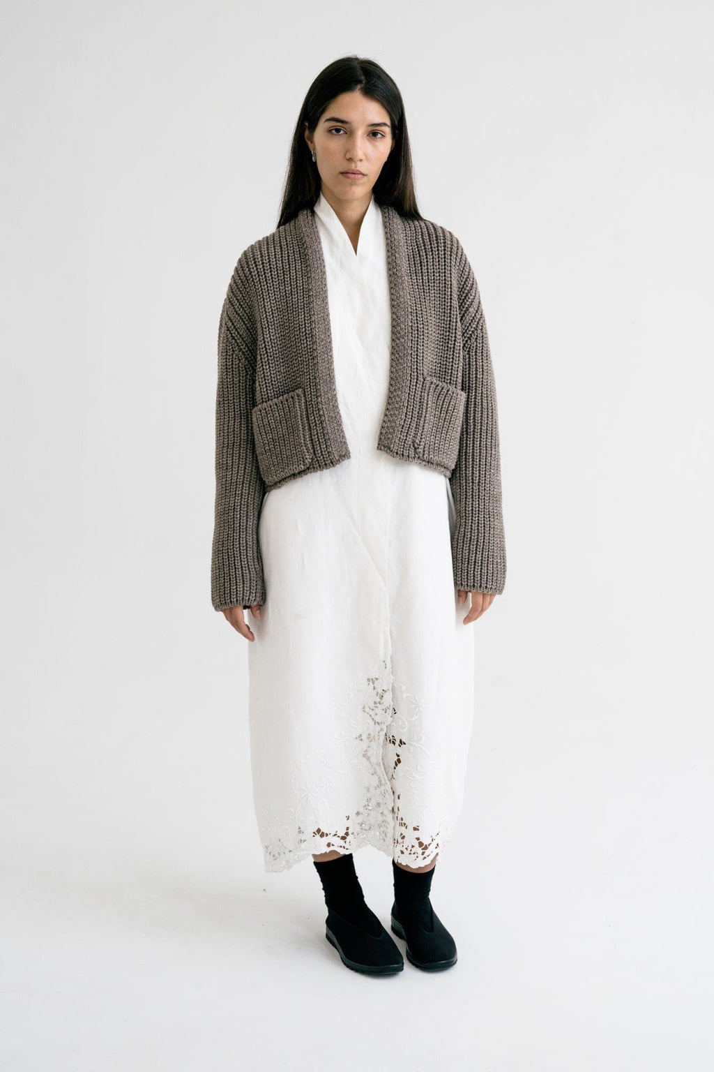 Knitted Wool Cardigan Cub