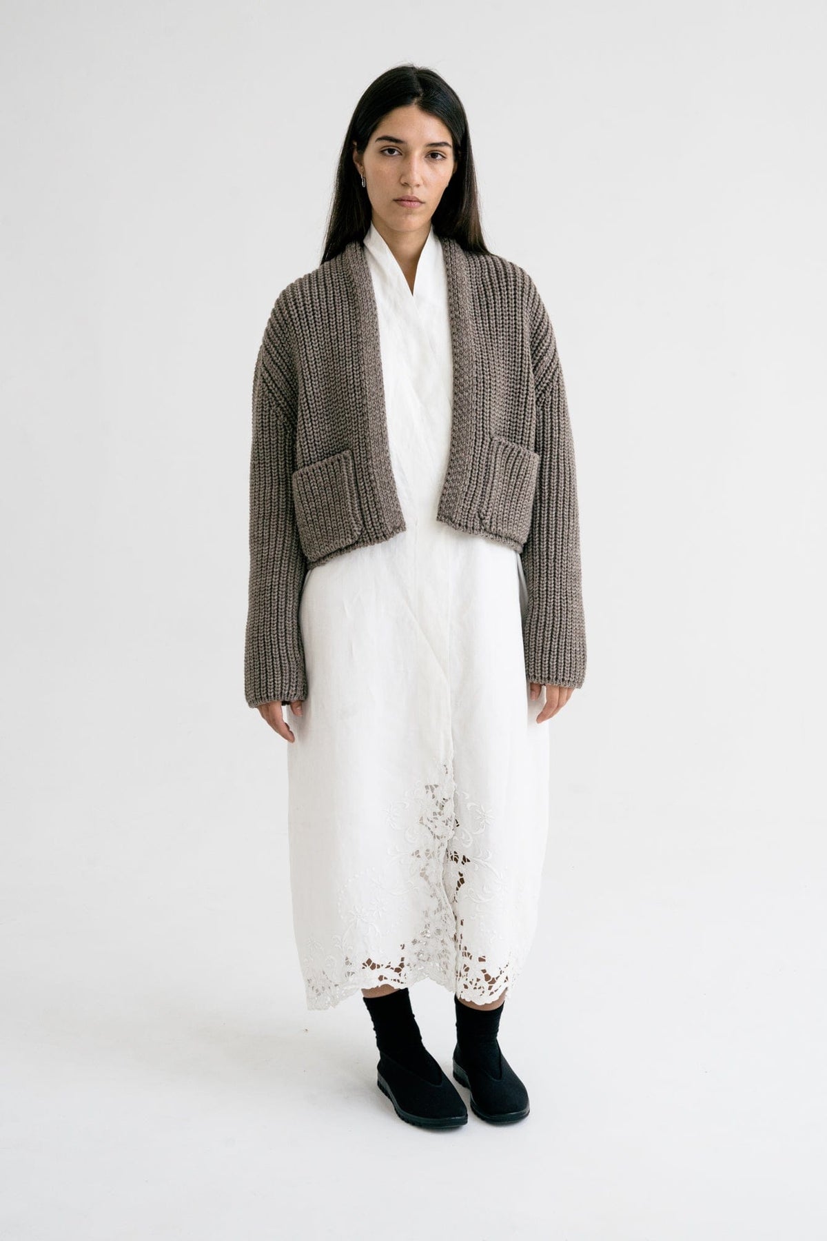 Knitted Wool Cardigan Cub