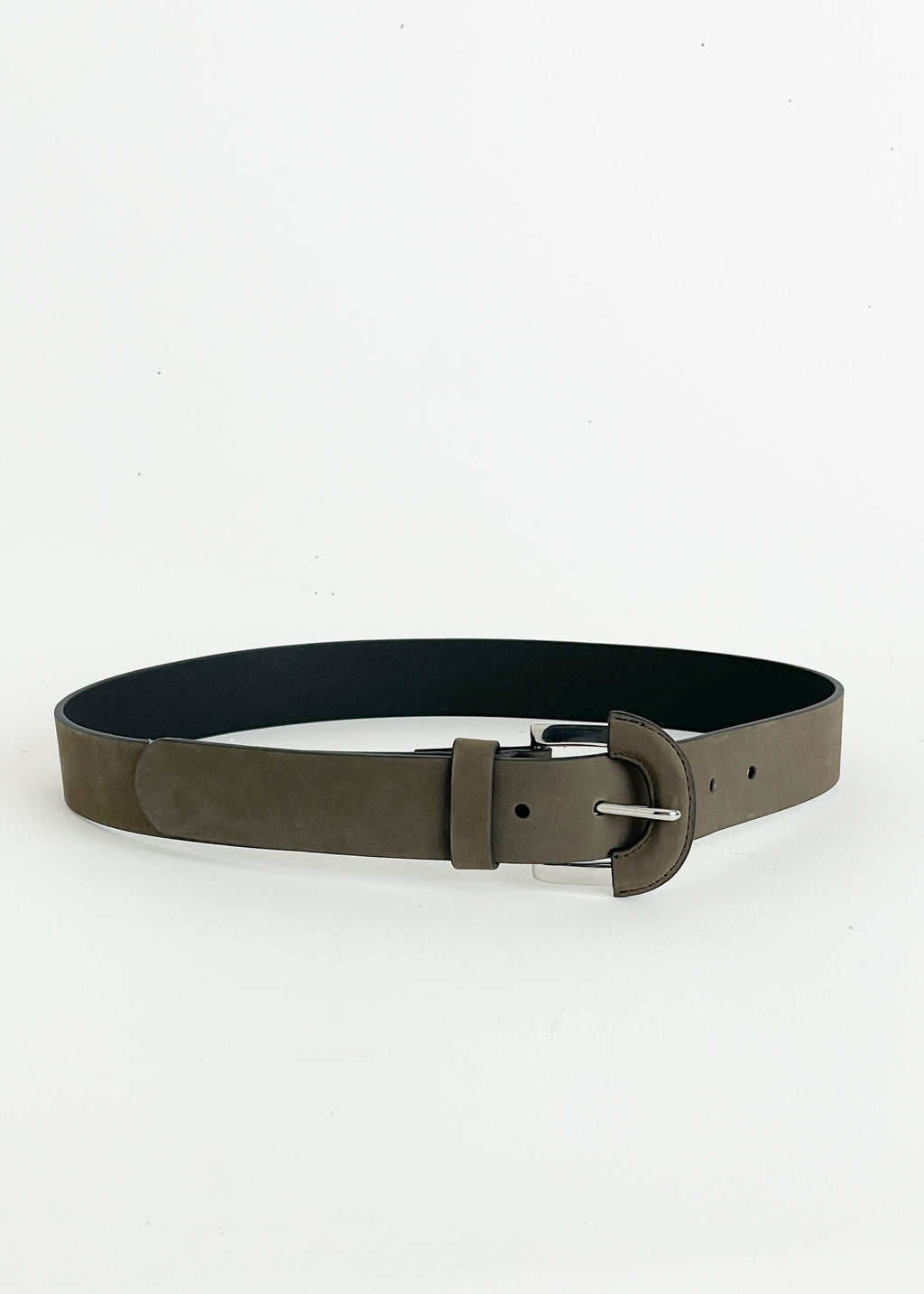 Leather Wrap Borrelo Belt Waist - Taupe