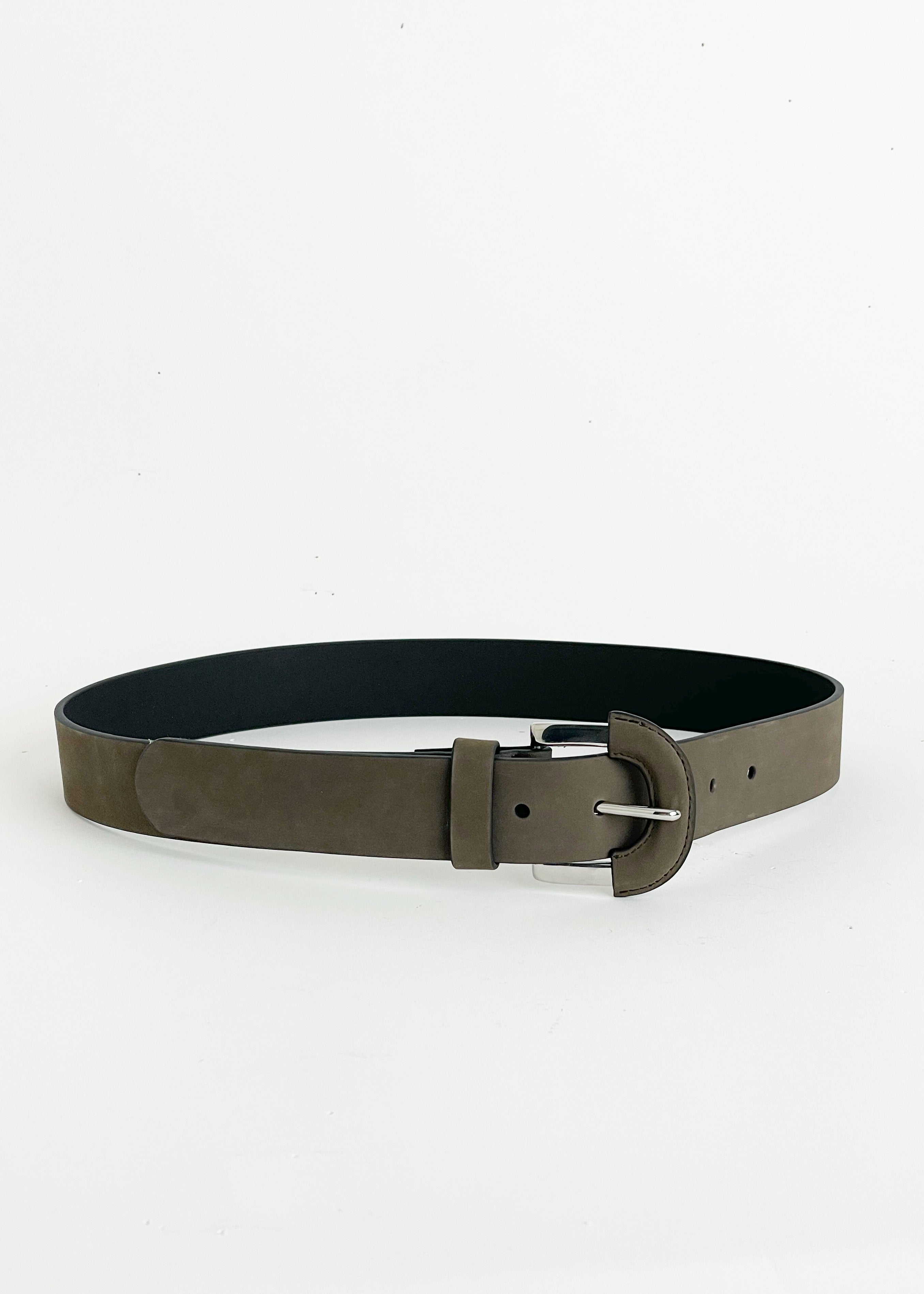 Leather Wrap Borrelo Belt Waist - Taupe