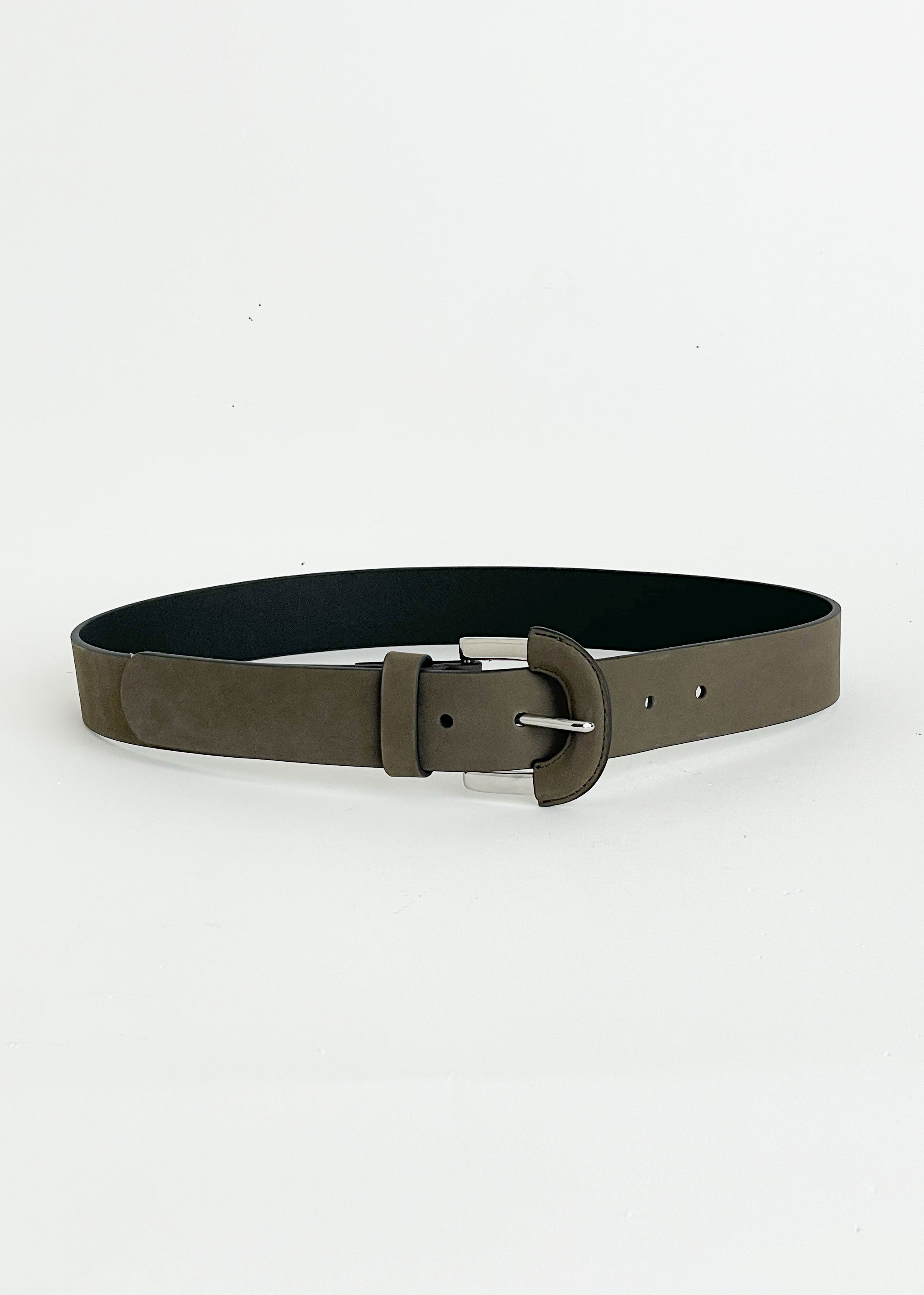Leather Wrap Borrelo Belt Waist - Taupe