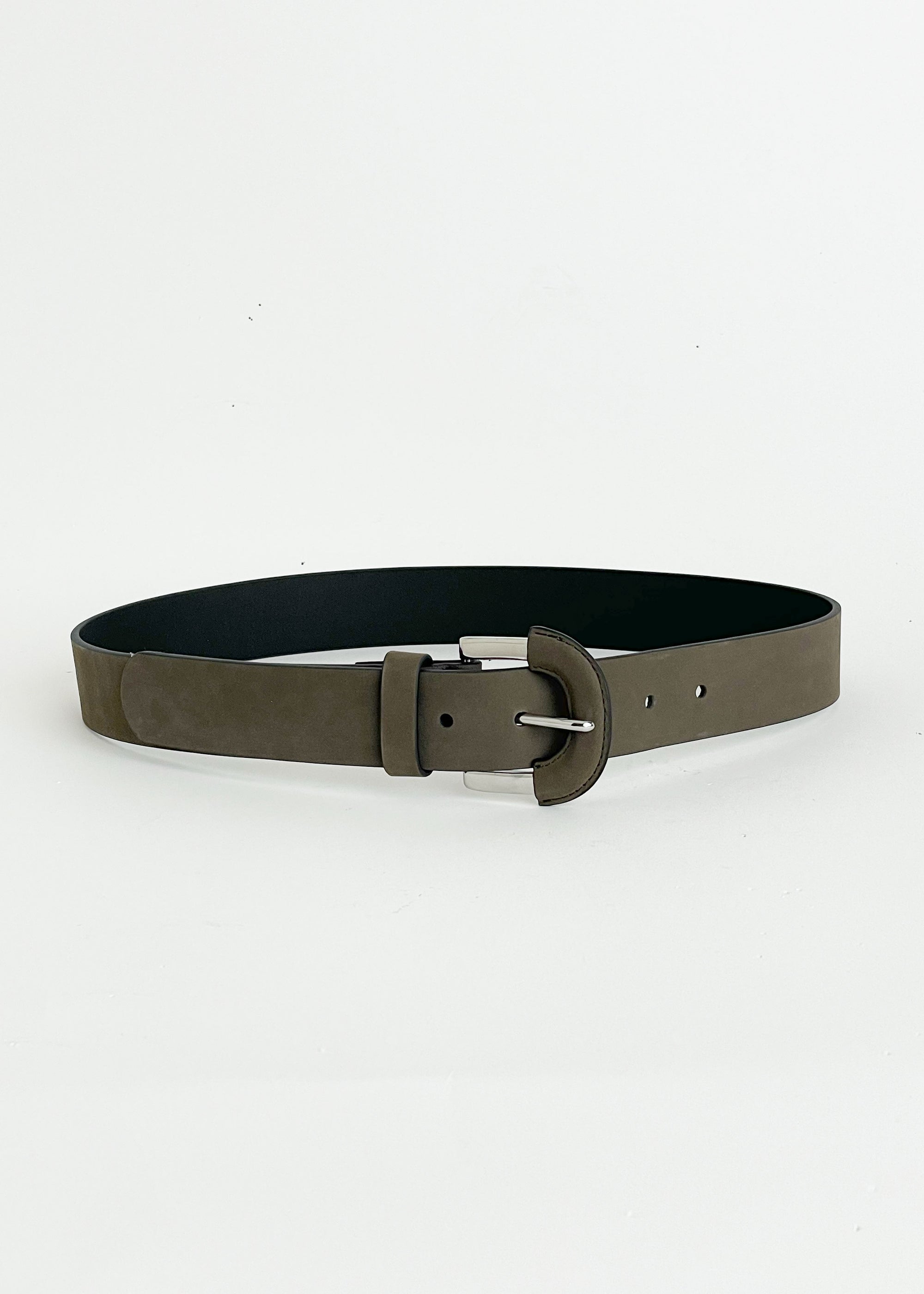 Leather Wrap Borrelo Belt Waist - Taupe