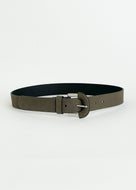 Leather Wrap Borrelo Belt Waist - Taupe