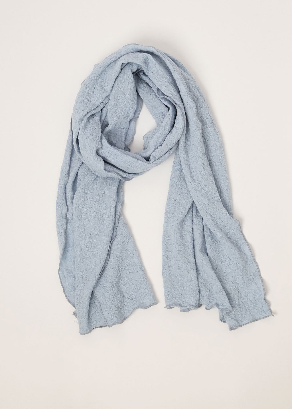 Wool Bubble Long Scarf