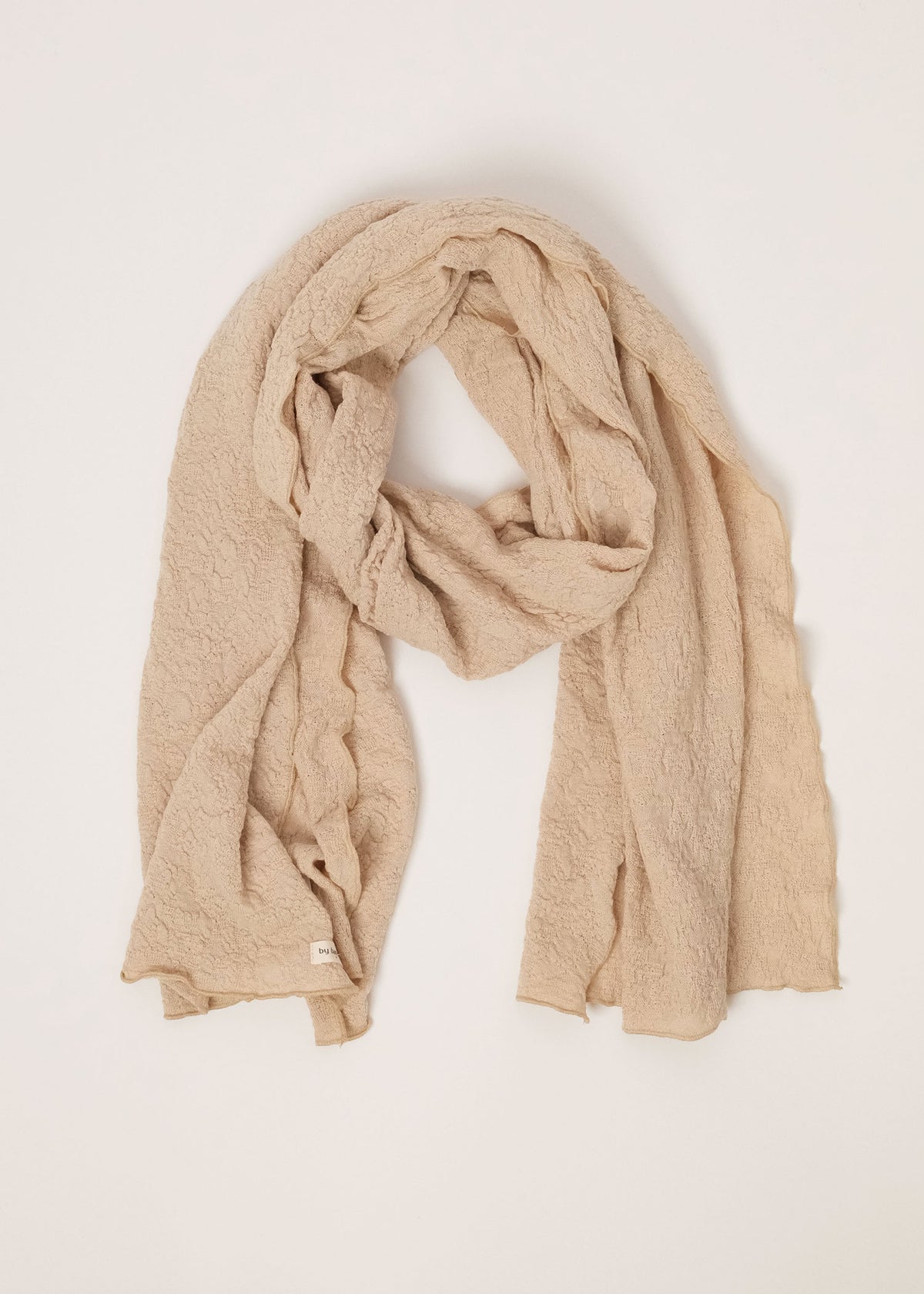 Wool Bubble Long Scarf