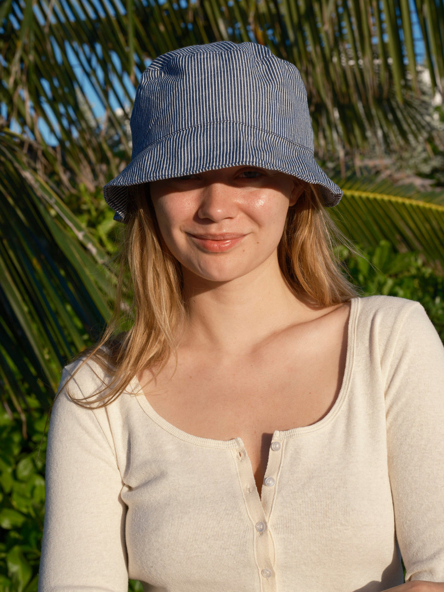 Bucket Hat - Railroad Stripe