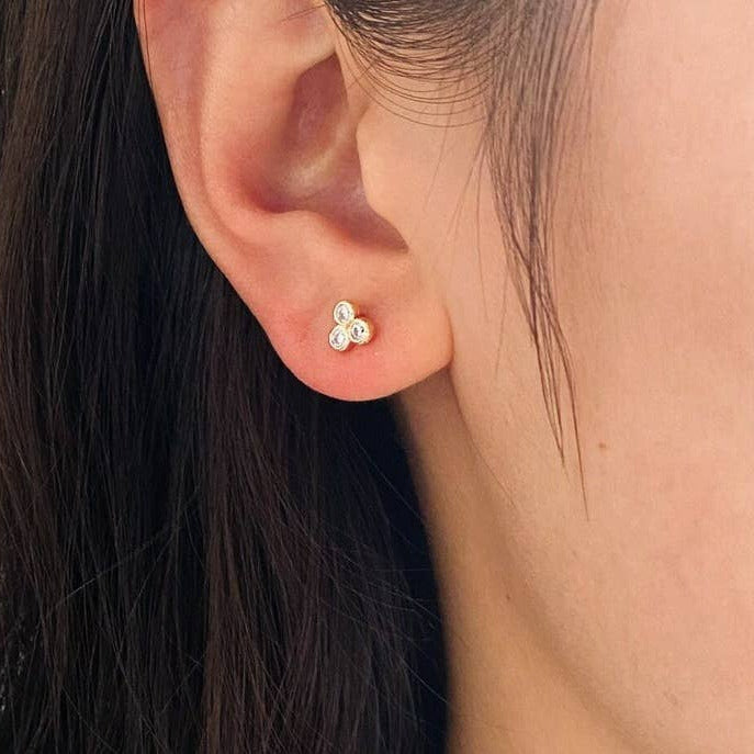 Trio Stud Earrings