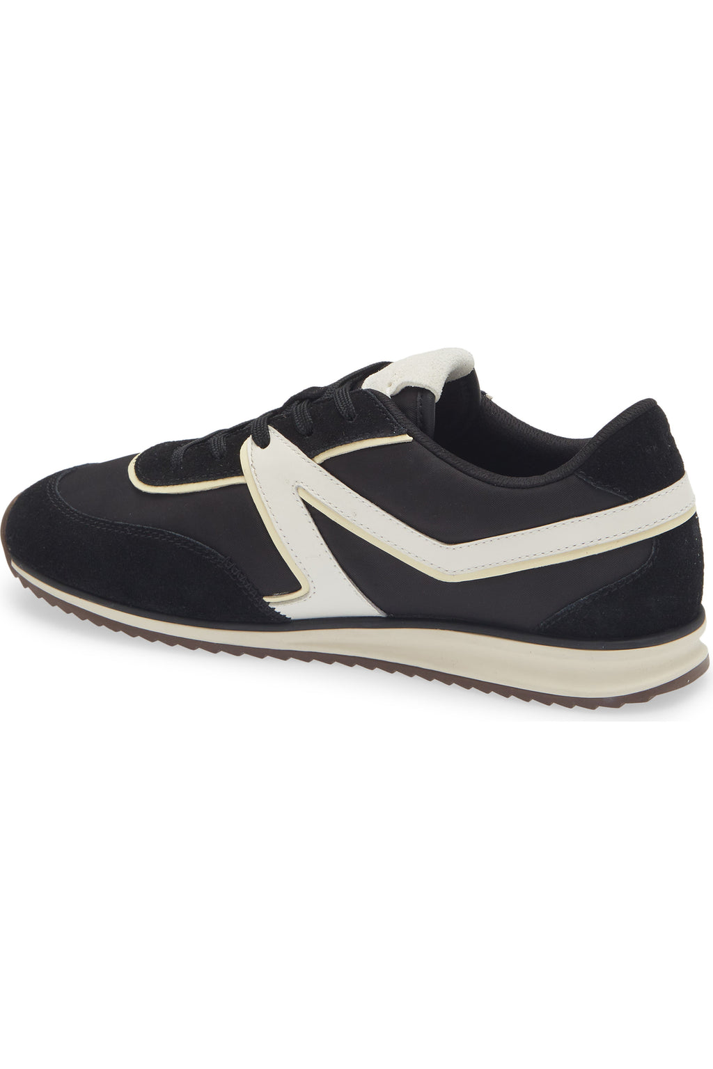 Retro Trainer Sneakers in  Black