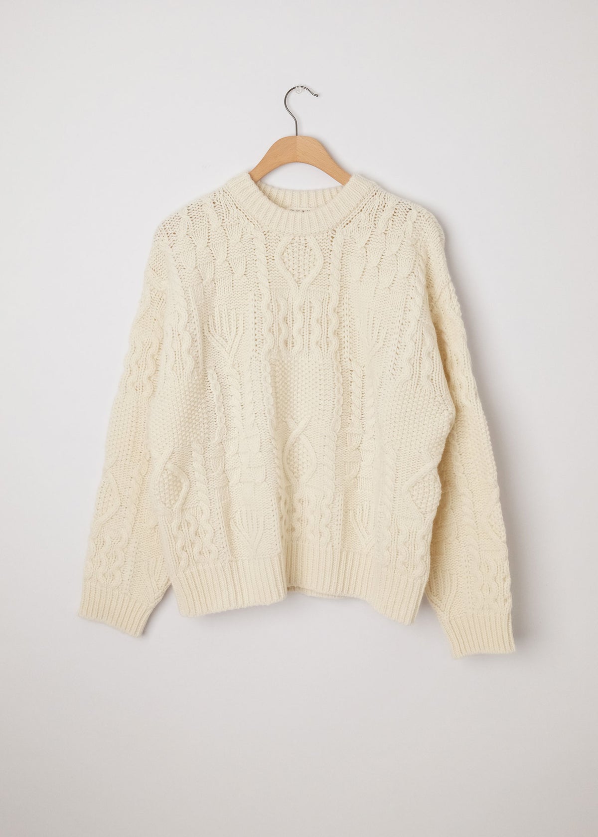 Cable Sweater Natural