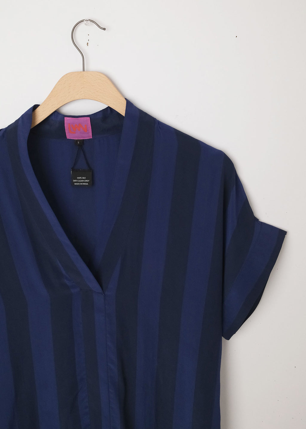 Calla Top Midnight Stripe