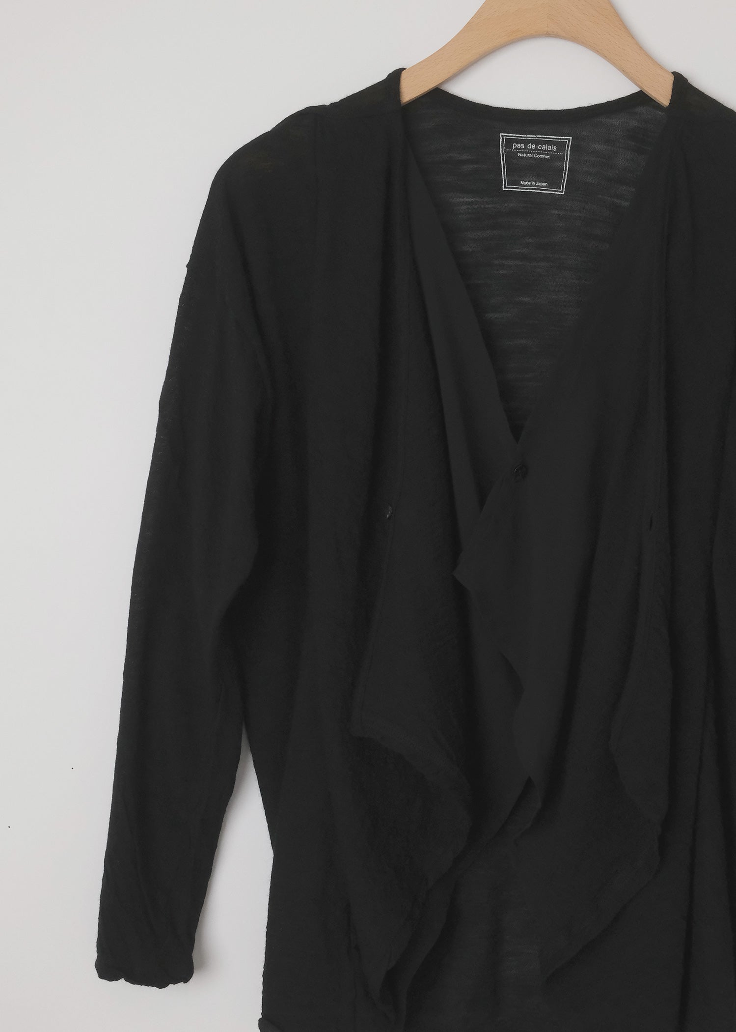 Jersey Cardigan Black