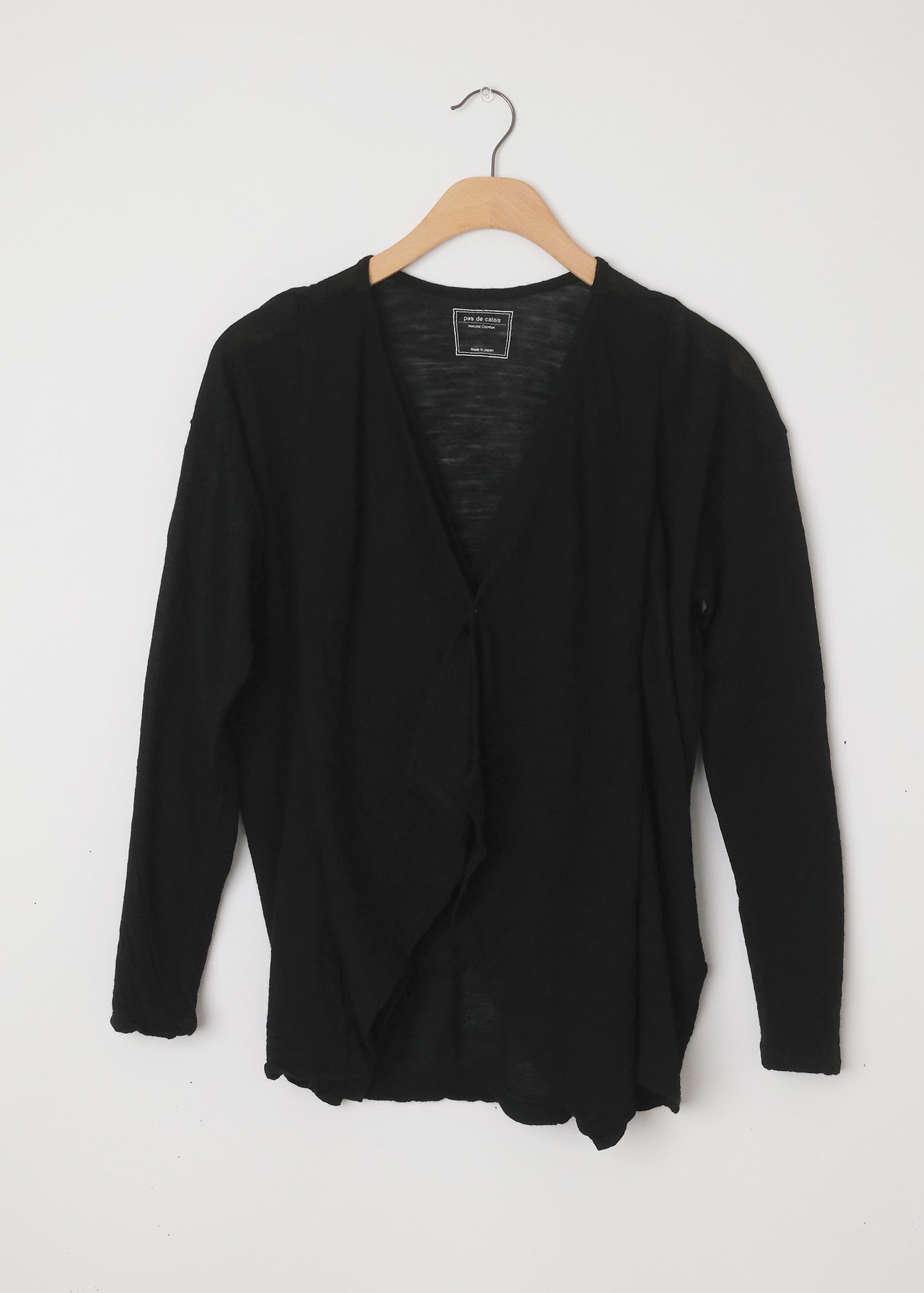 Jersey Cardigan Black