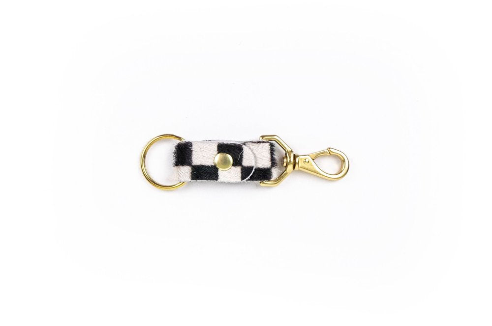 Cowhide Keychain