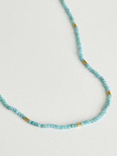 Load image into Gallery viewer, Amazonite and Gold Vermeil Beads Necklace
