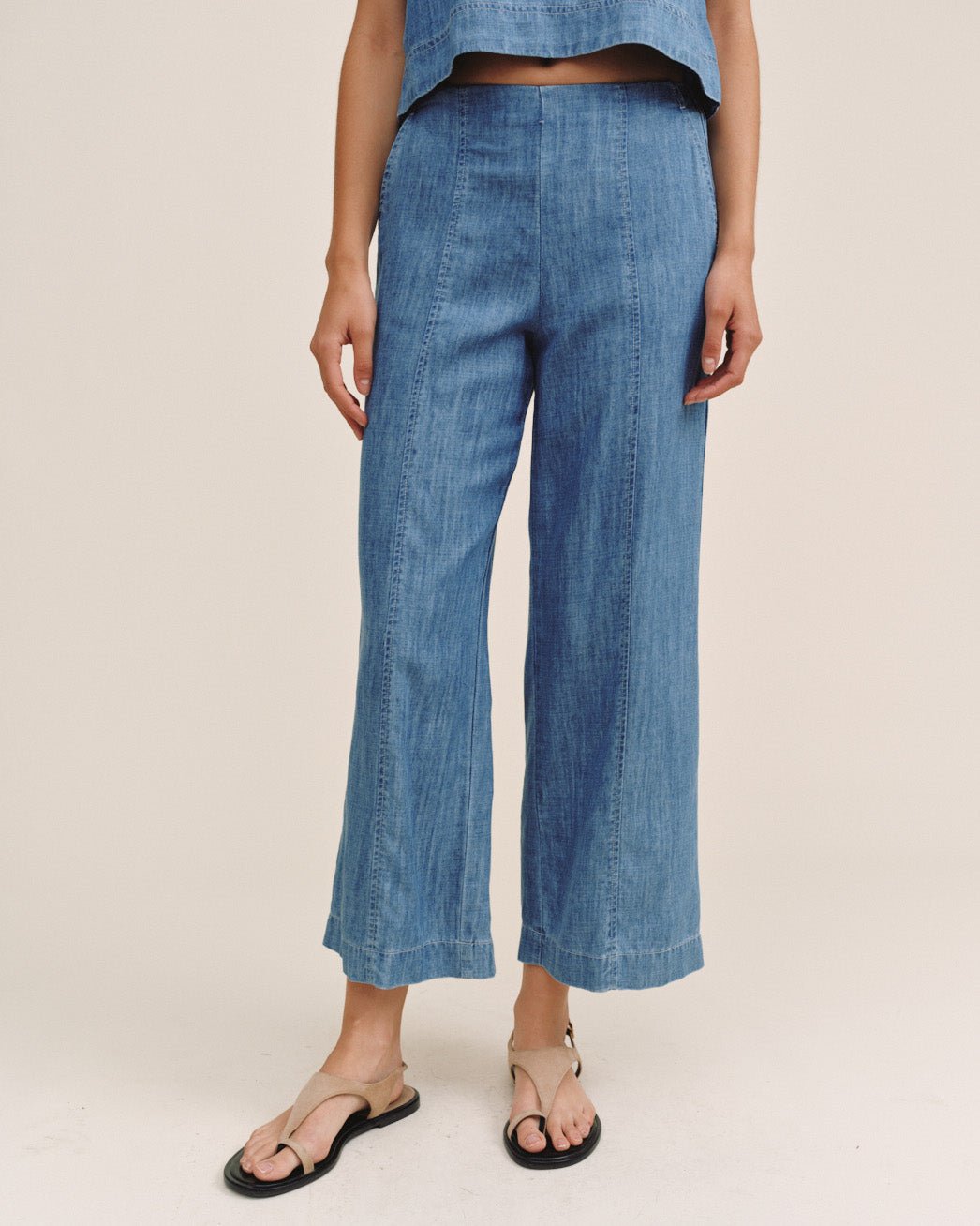 Clean Waist Denim Pant
