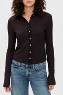The Knit Contrast LS Polo