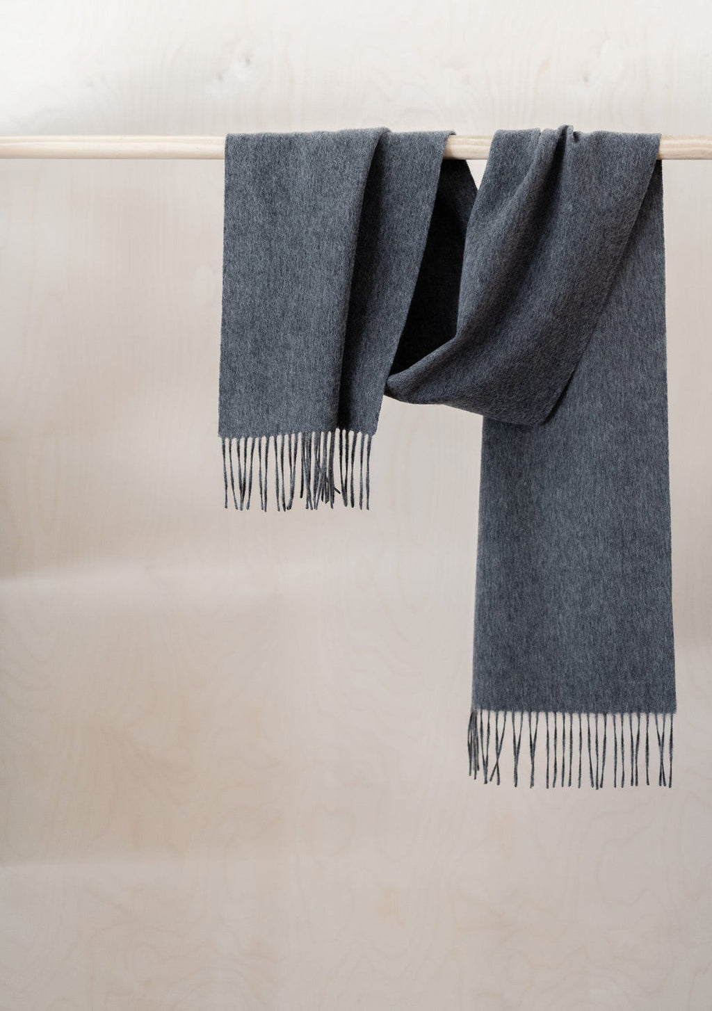 Cashmere Scarf Charcoal Melange