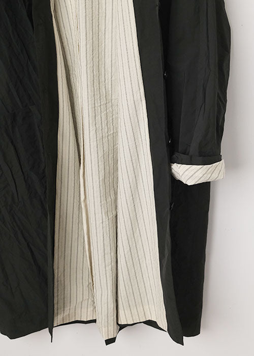 Crinkle Water Resistant Coat with Removable Hood