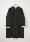 Crinkle Water Resistant Coat with Removable Hood