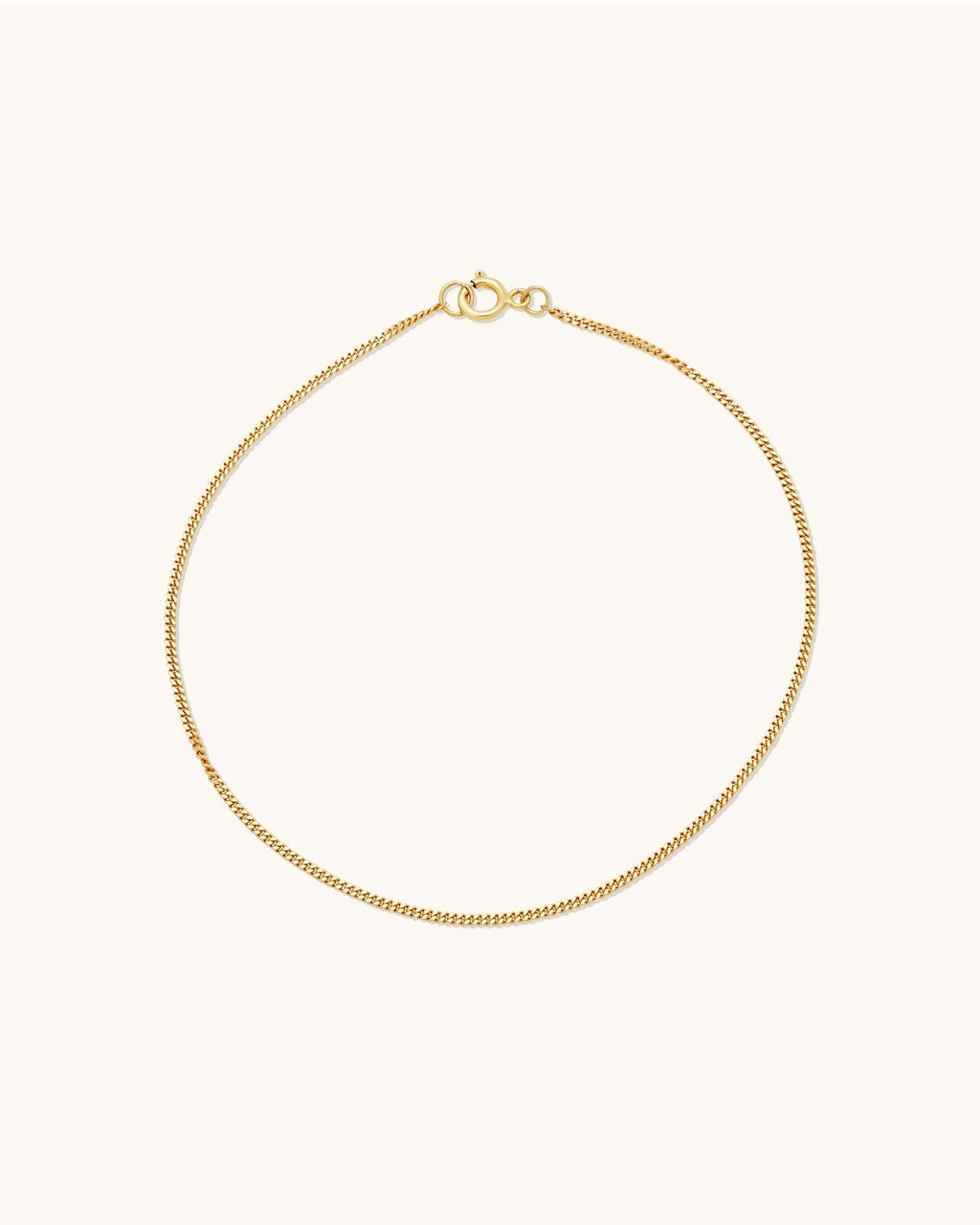 Curb Chain Bracelet Gold - 6.5"