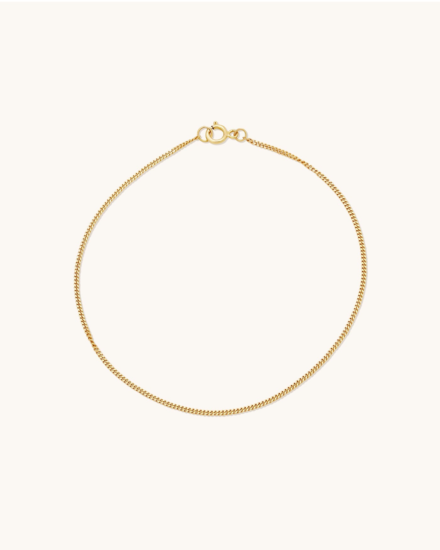 Curb Chain Bracelet Gold - 6.5"