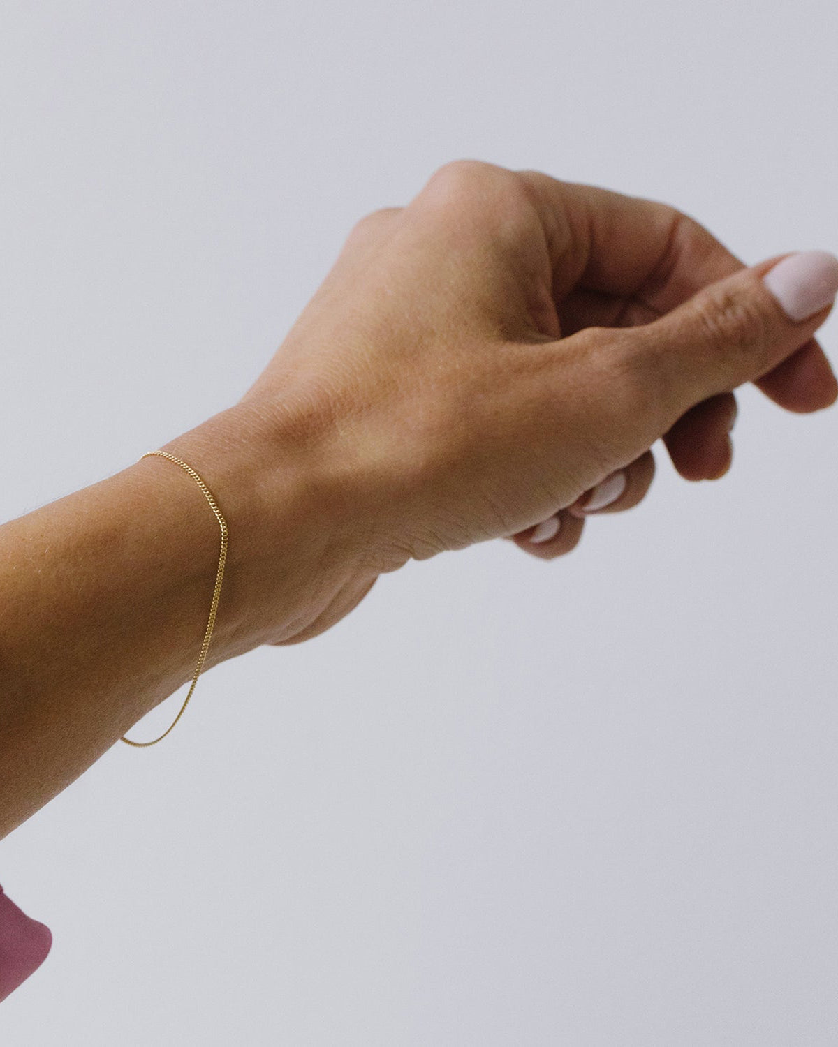 Curb Chain Bracelet Gold - 6.5"