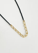 Load image into Gallery viewer, Short Vintage Curb Chain Necklace Brass
