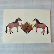 Horse Animal Friends Thank You's