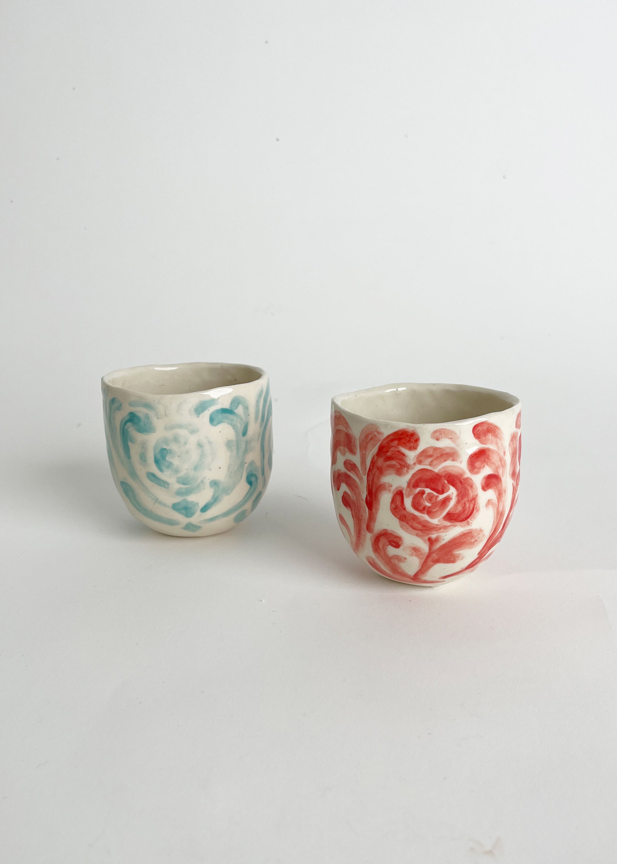 Damask Cups -Mixed Colors