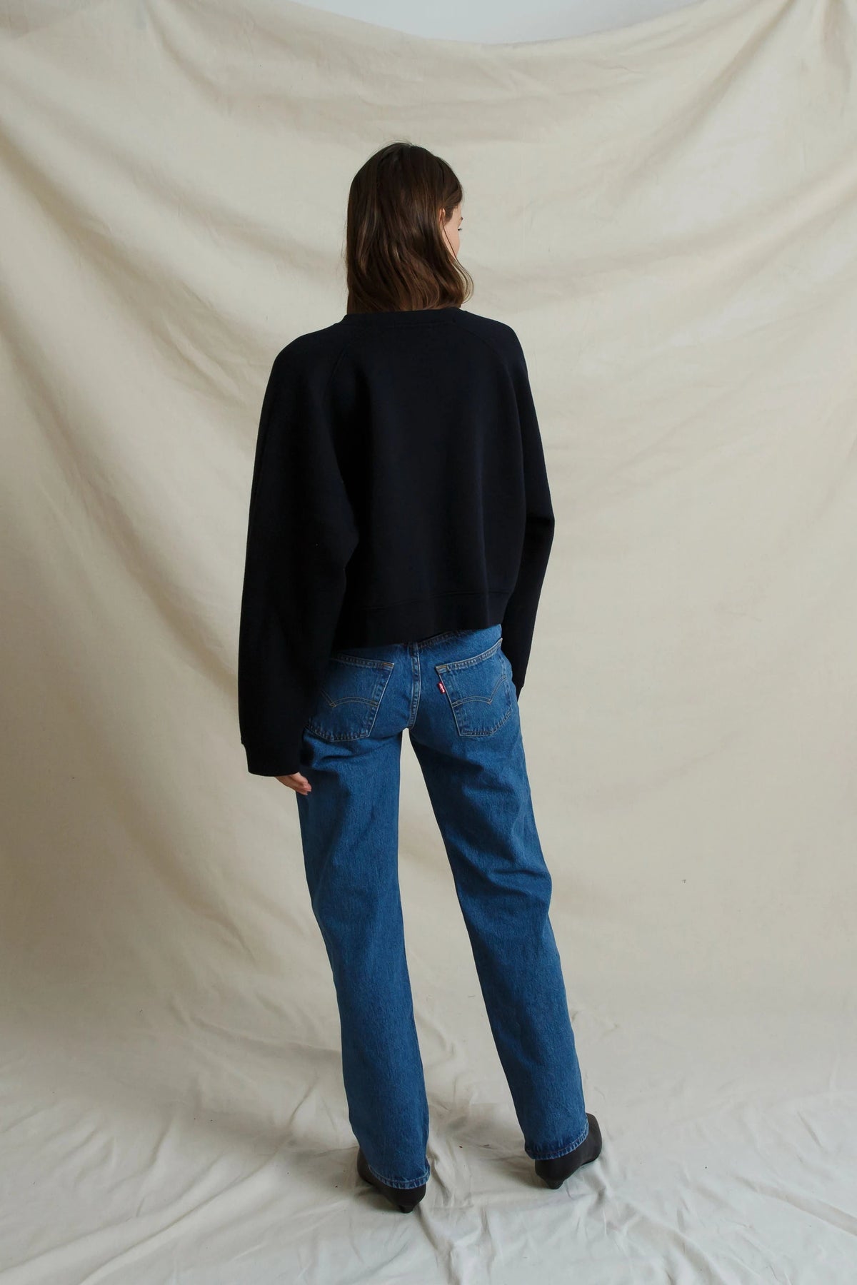 Danica Brushed Sweatshirt Black
