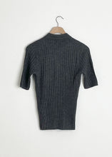 Load image into Gallery viewer, Leilani Cashmere Top - Charcoal Heather
