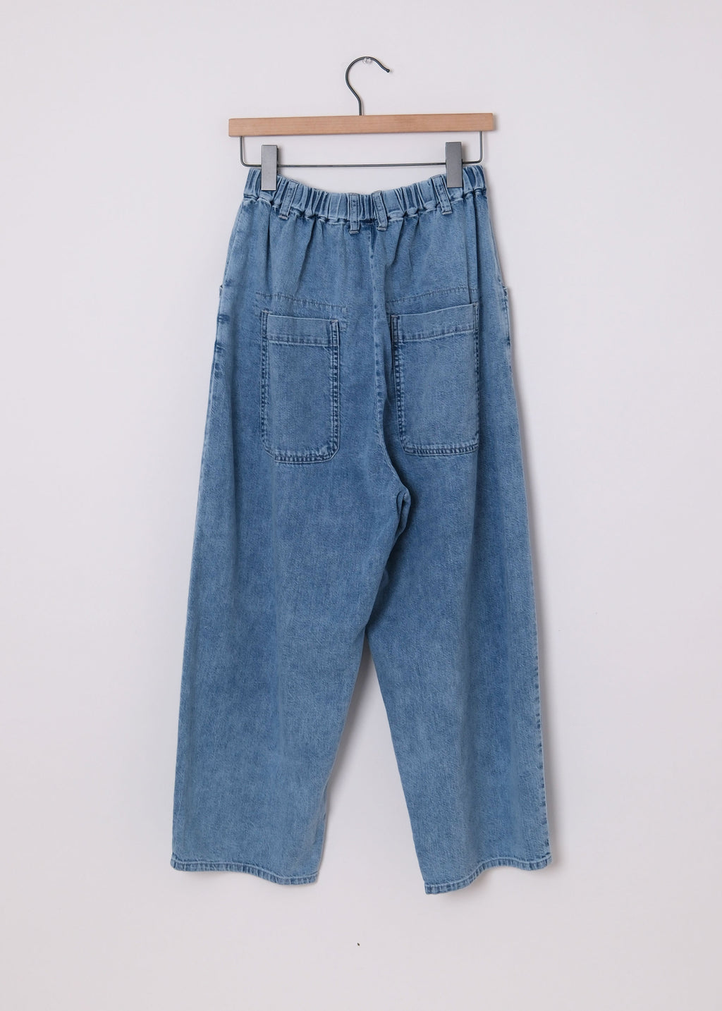 8oz Natural Denim Easy Pants