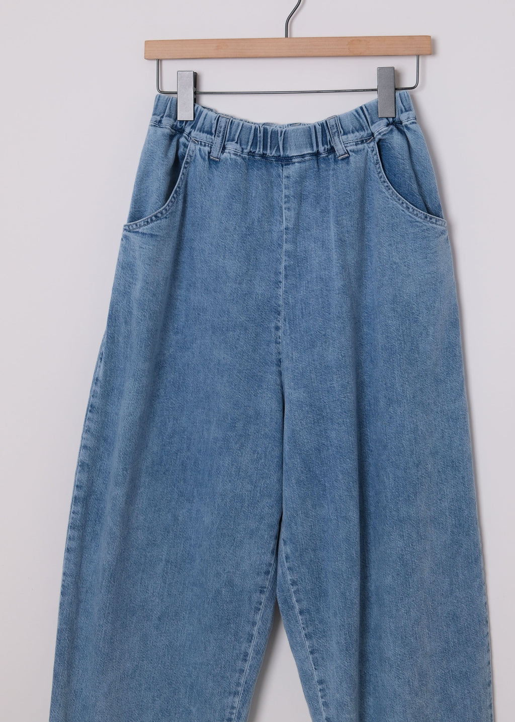 8oz Natural Denim Easy Pants