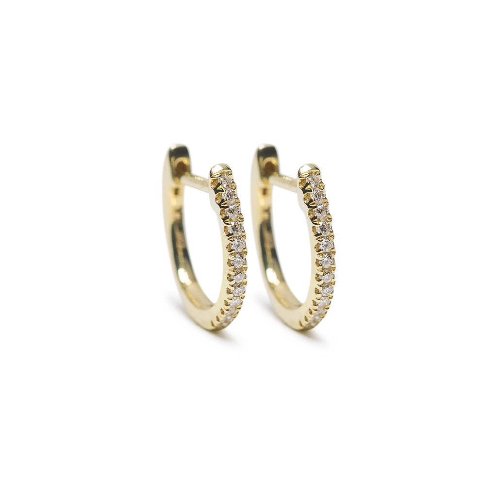 Pixie Hoop Yellow Gold - Pair