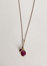 Load image into Gallery viewer, 14kt Ruby/18kt Ruby Necklace
