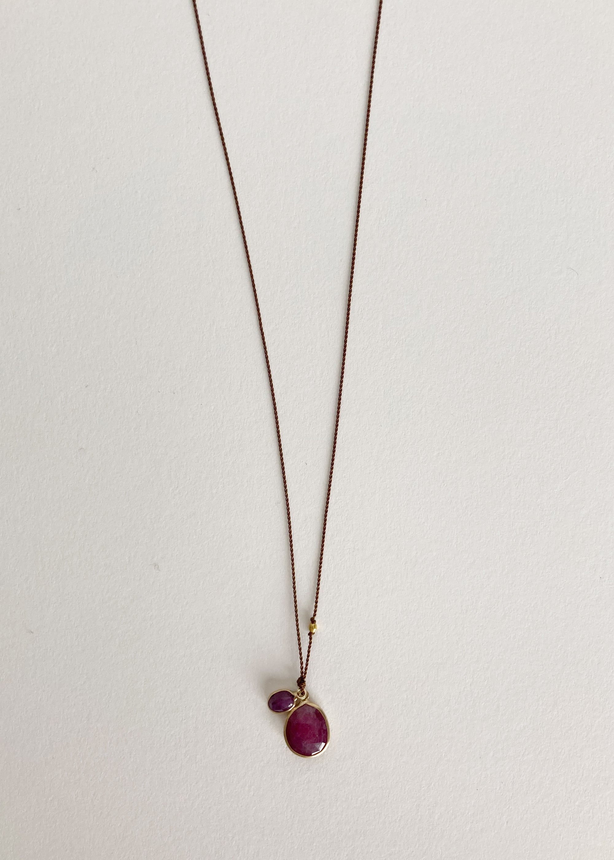 14kt Ruby/18kt Ruby Necklace