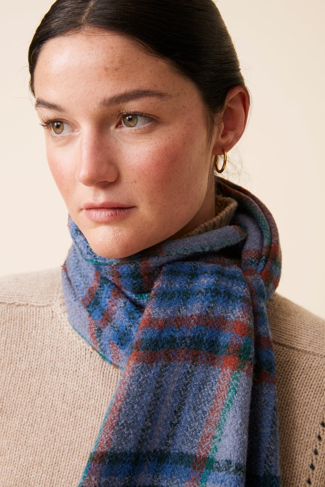 Simple Plaid Scarf