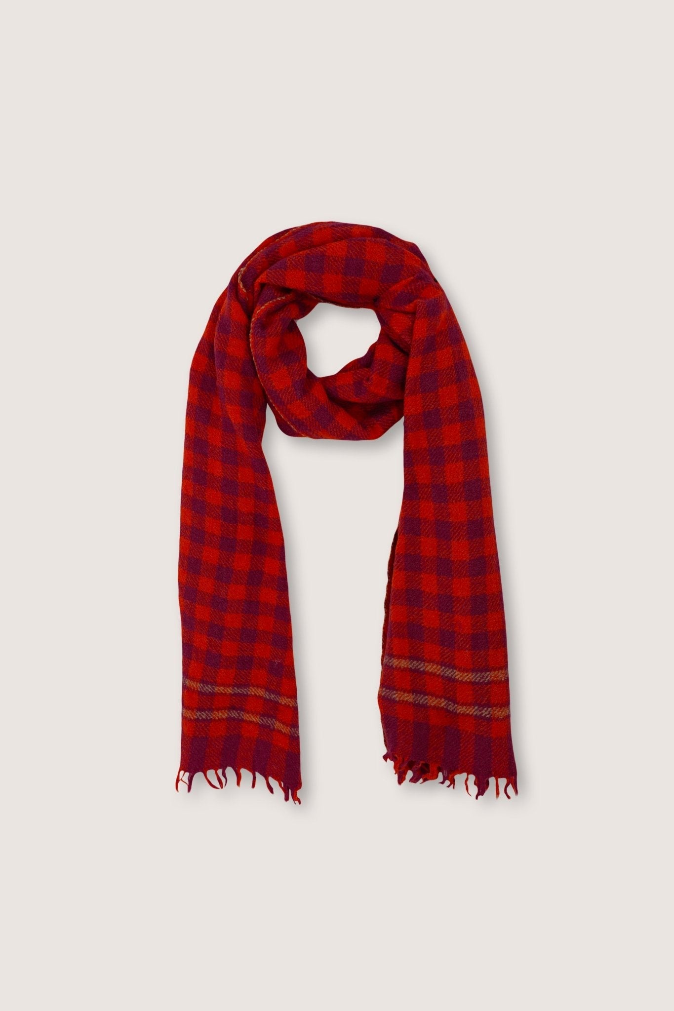 Small Check Scarf