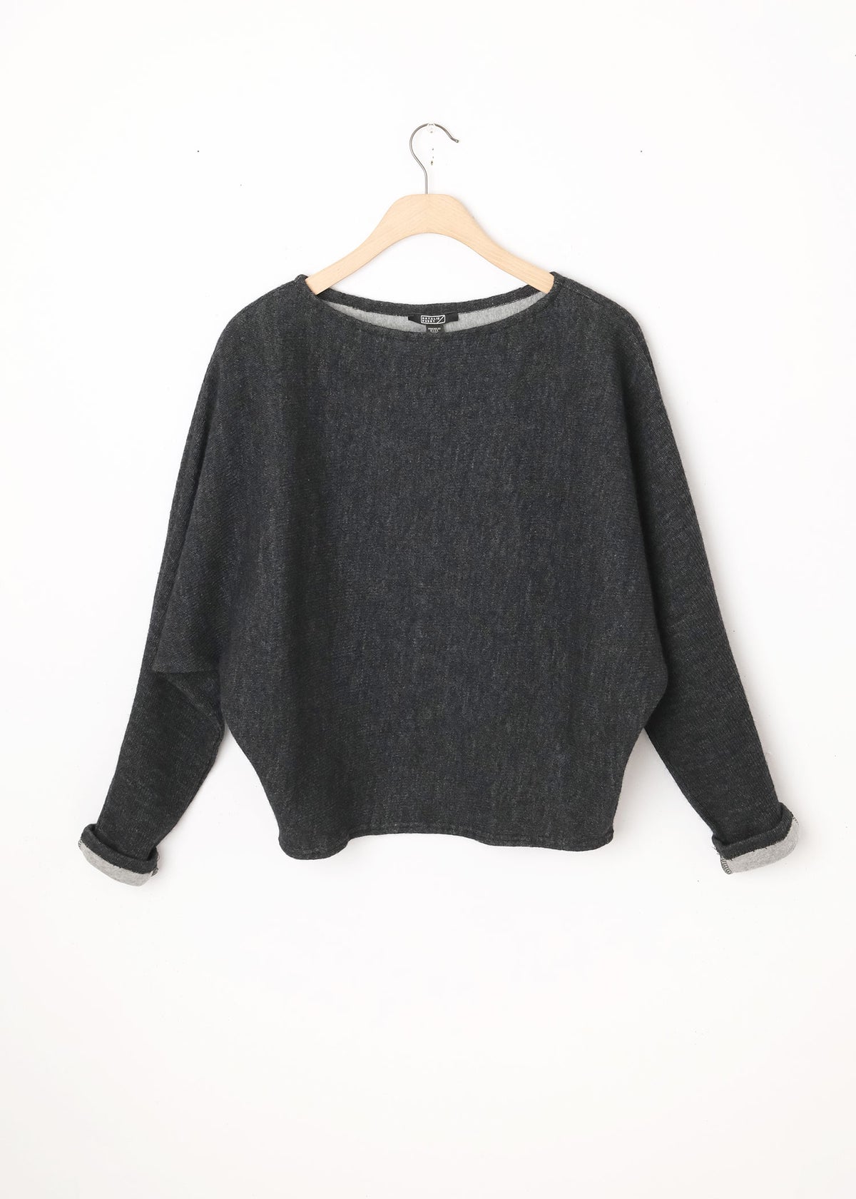 Dolman Sweater in Charcoal