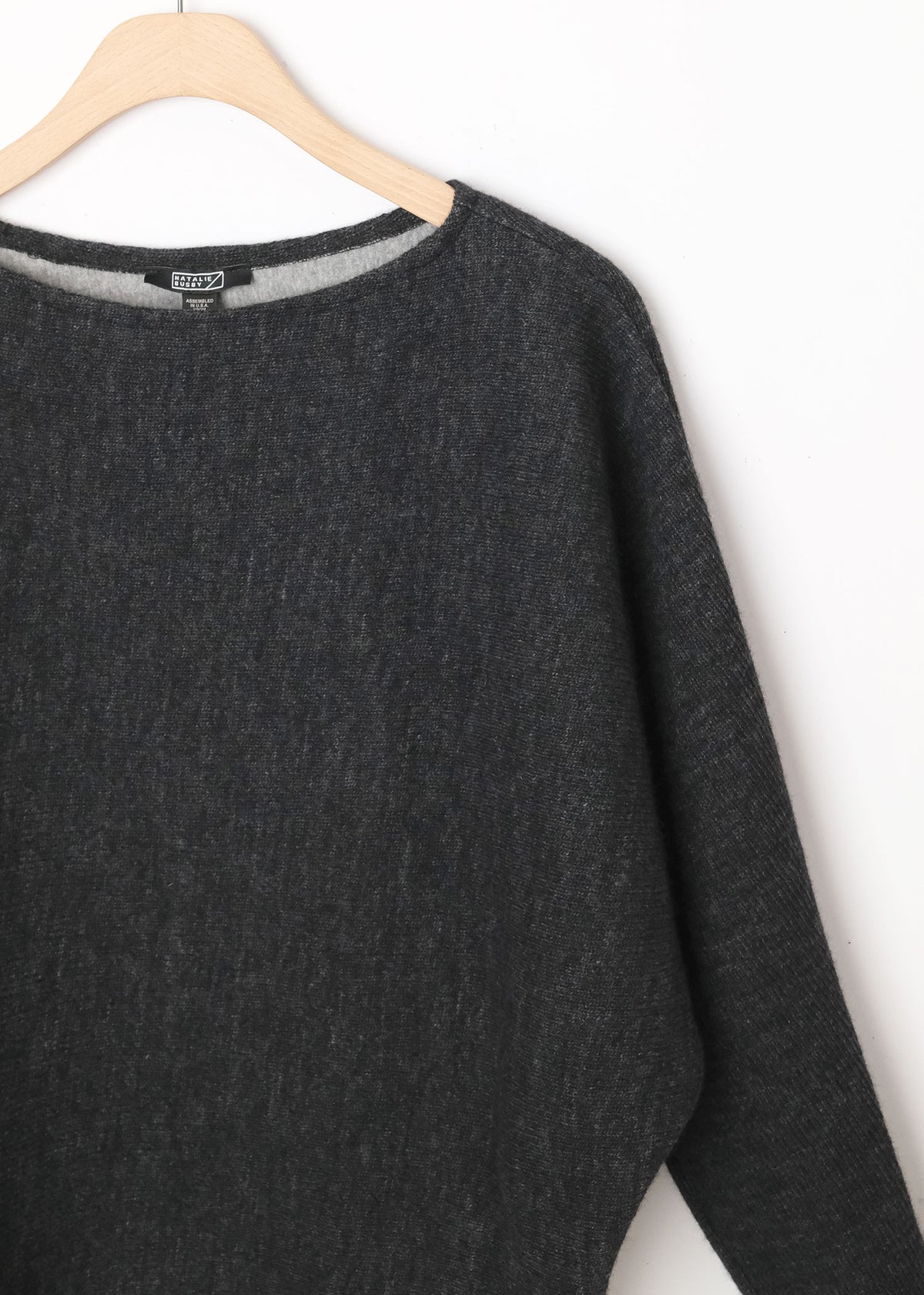 Dolman Sweater in Charcoal