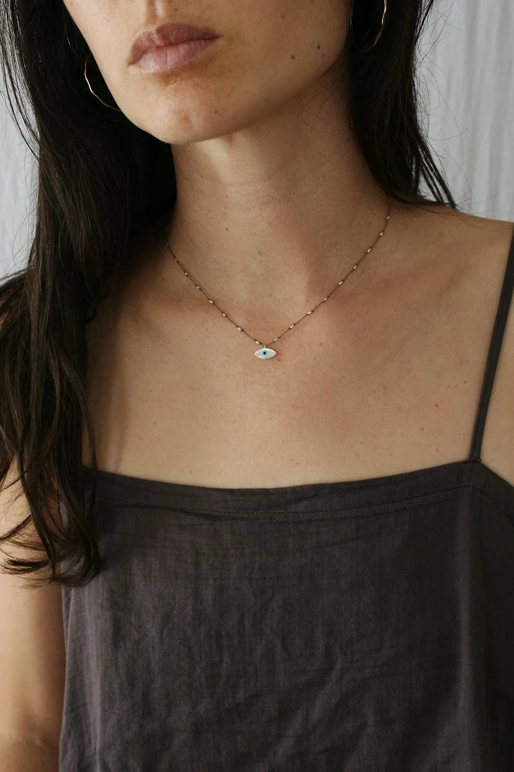 Evil Eye Necklace 16"