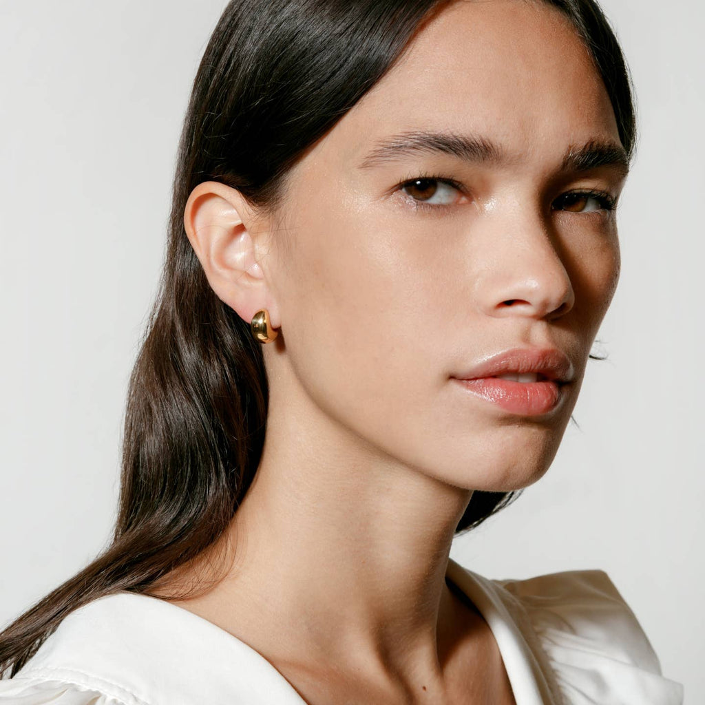 Small Remy Hoops - Gold