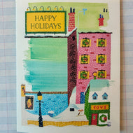 Snowy City Holiday Card