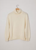Fiore Mock Neck Sweater in Winter White