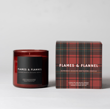 Load image into Gallery viewer, Flames &amp; Flannel 10oz Soy Wax Candle

