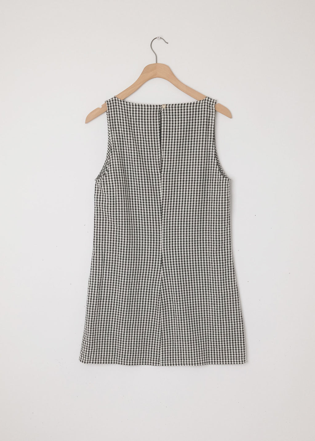 Gingham Boatneck Dress