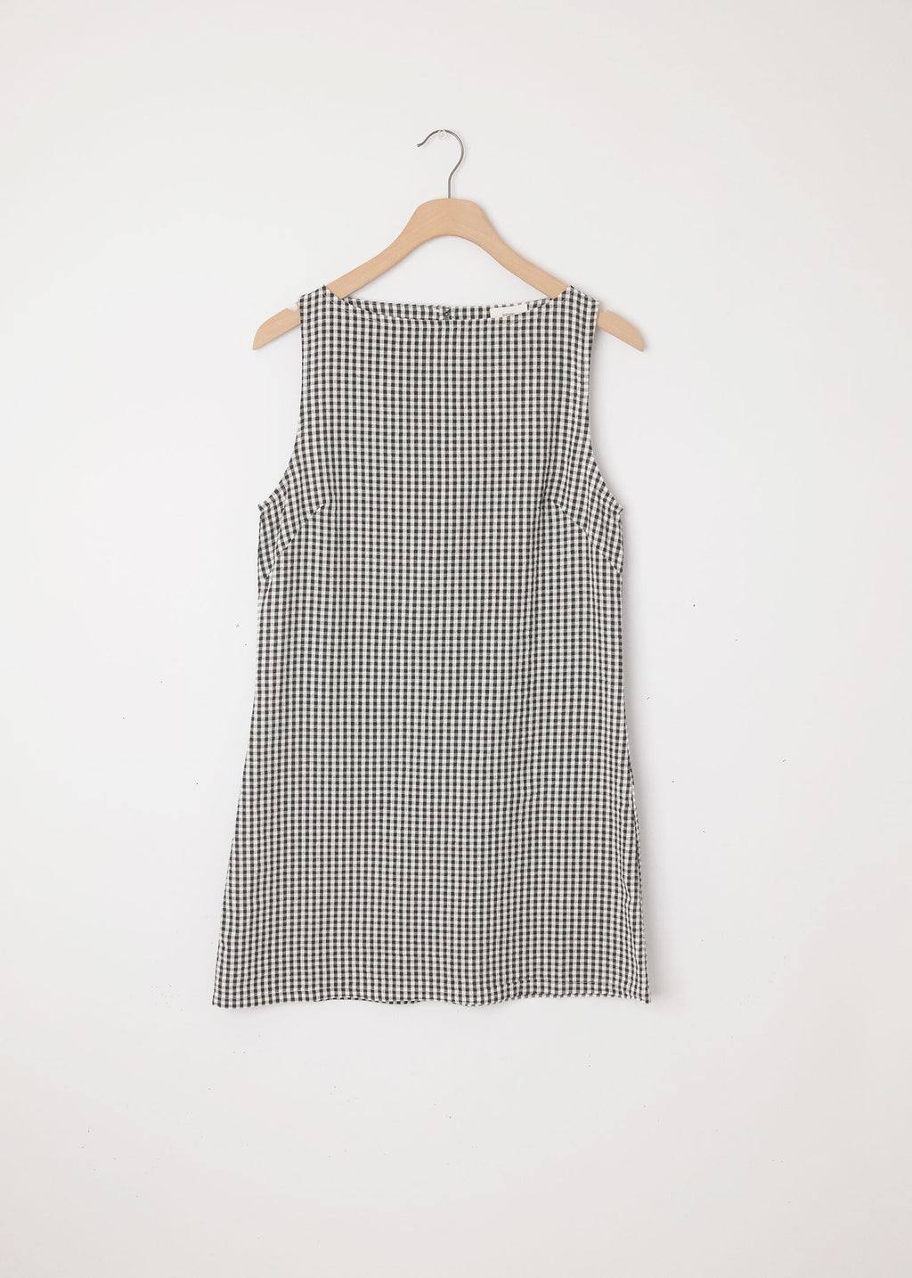 Gingham Boatneck Dress