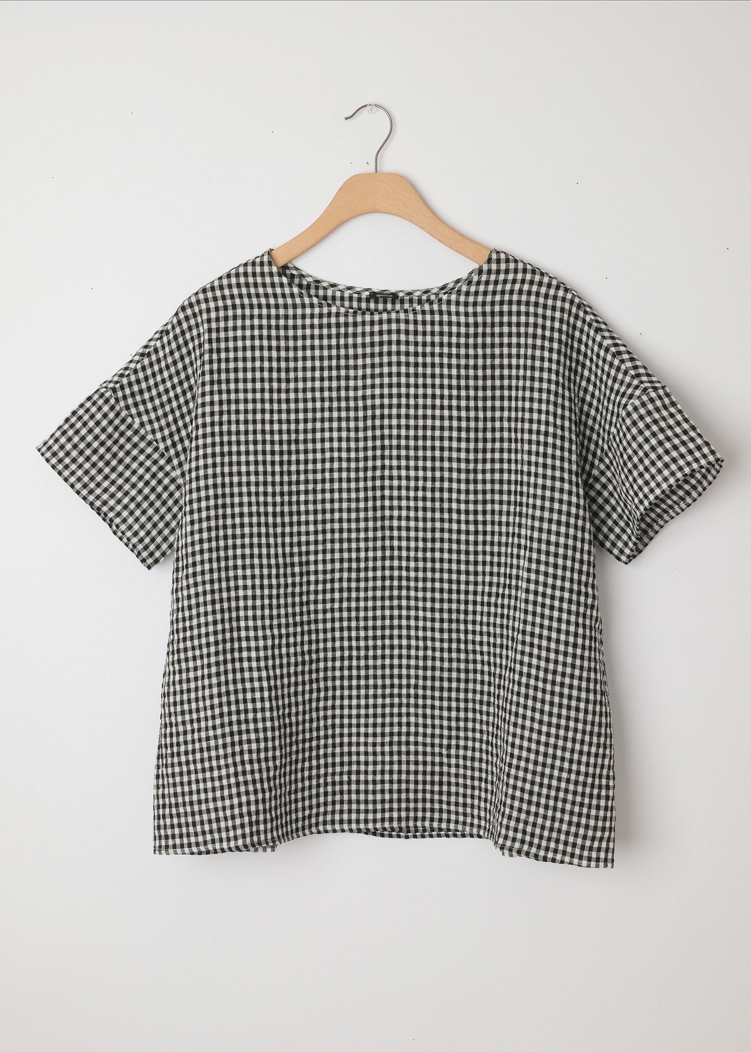 Gingham S/S Top