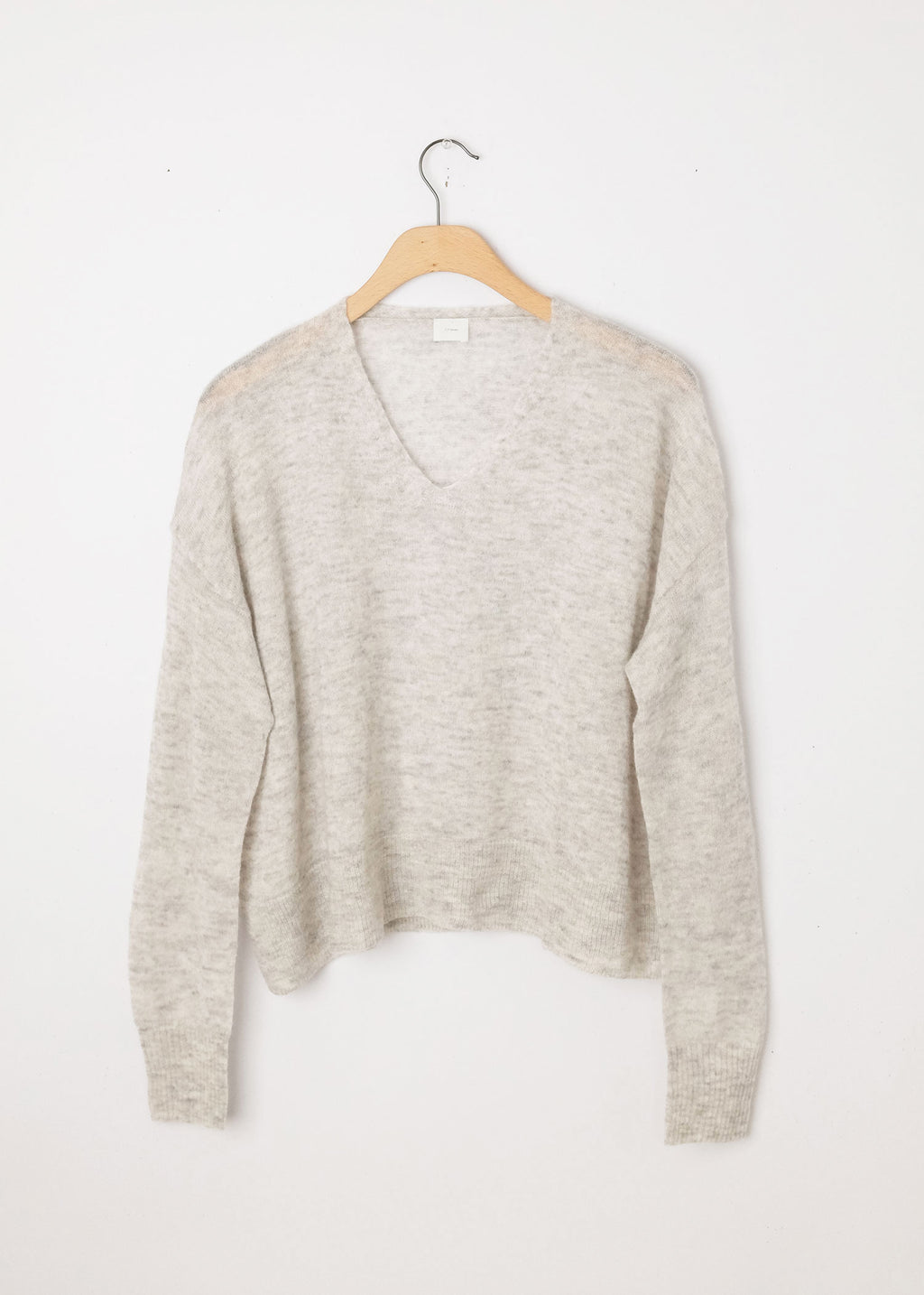 Lighweight Pullover Light Grey